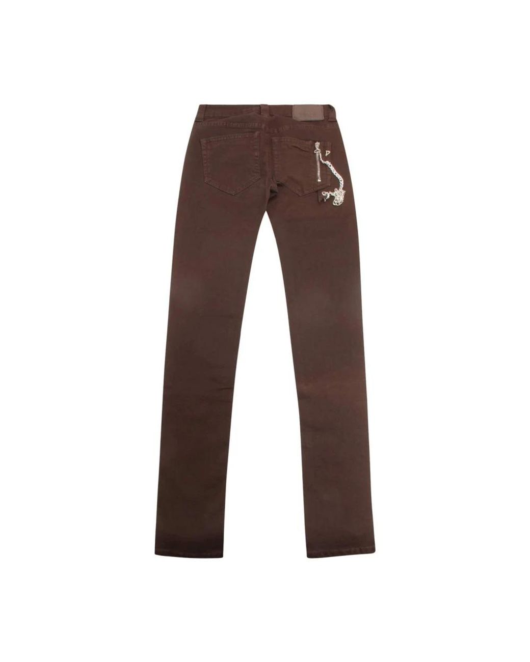 Dondup Brown Straight Fit Jeans