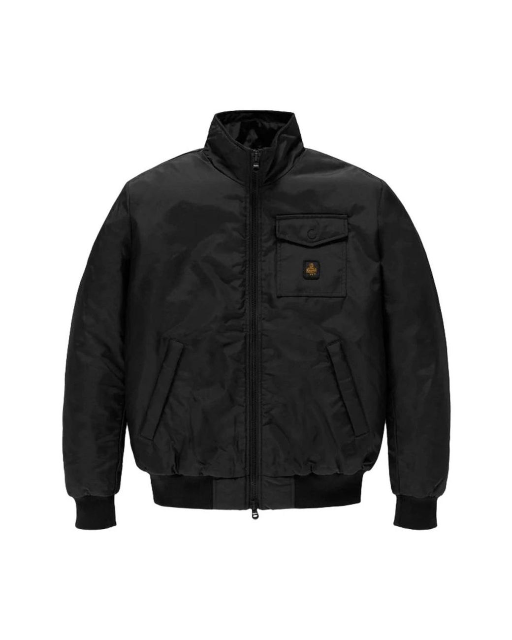 Refrigiwear Jassen ,Zwart ,Nylon Zwarte Nylon Visserjas Met Rits in het Black voor heren