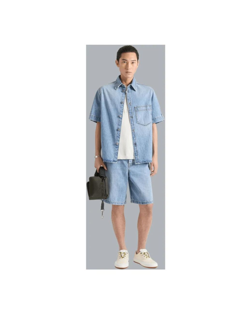 Givenchy Blue Denim Shirts for men