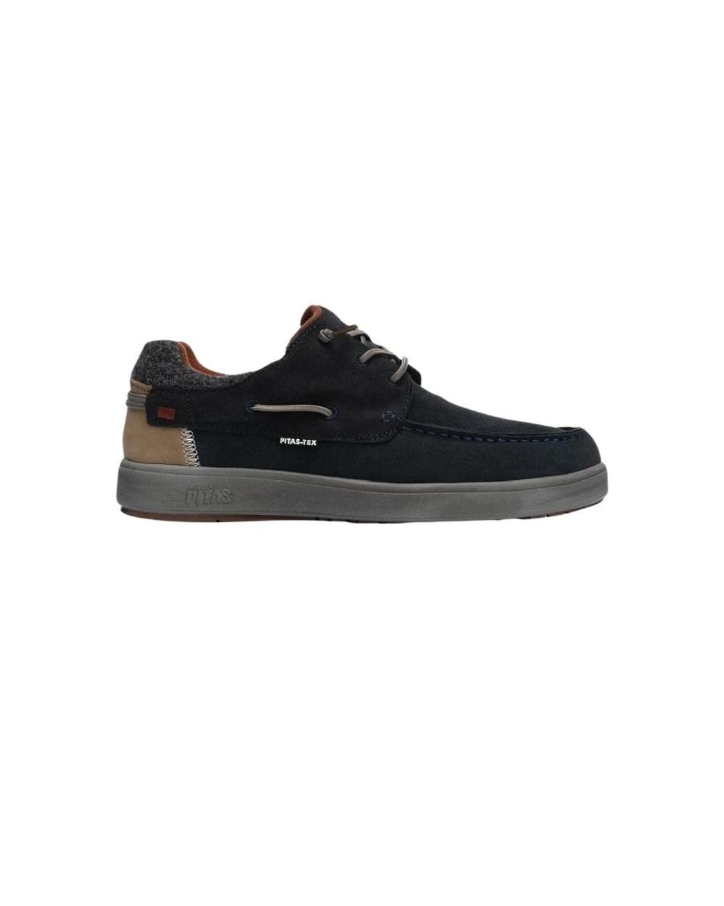 WALK IN PITAS Black Laced Shoes for men