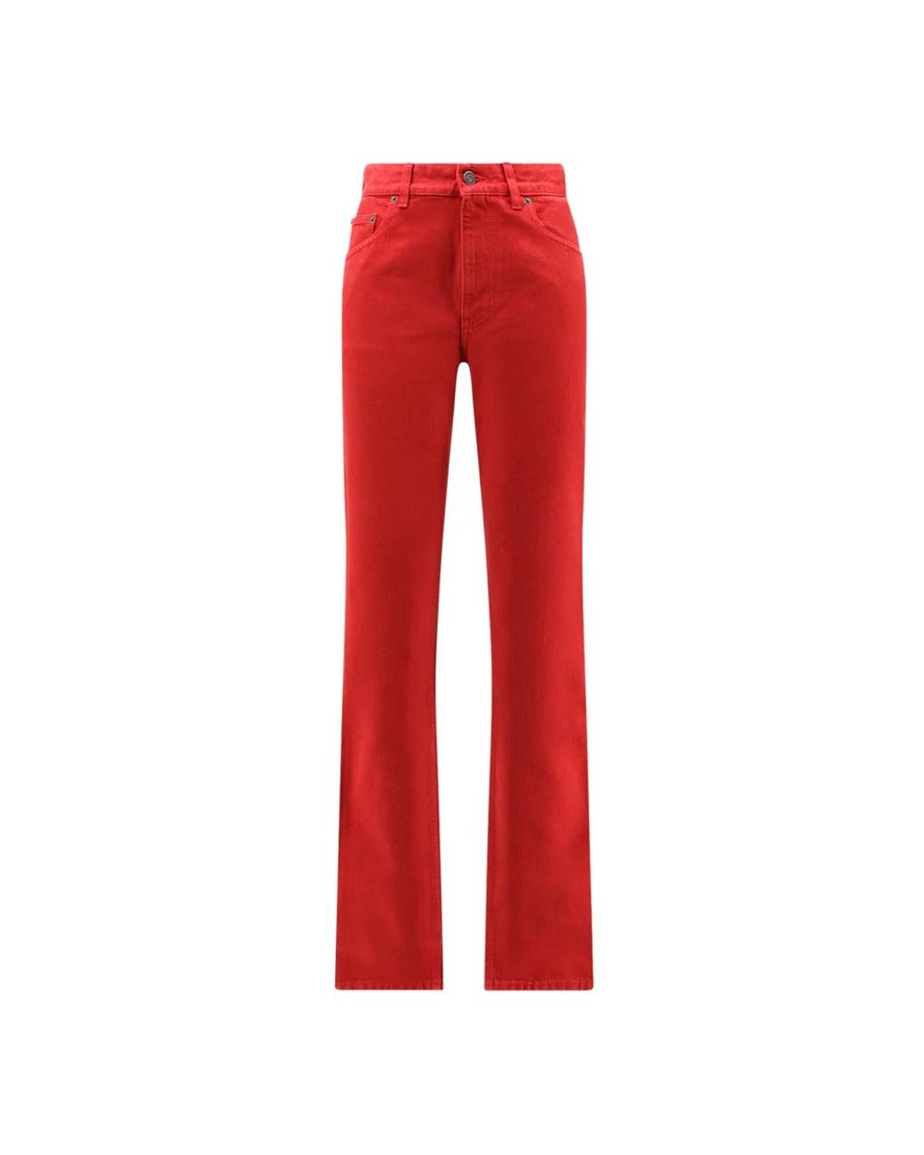 Chloé Red Bootcut Jeans