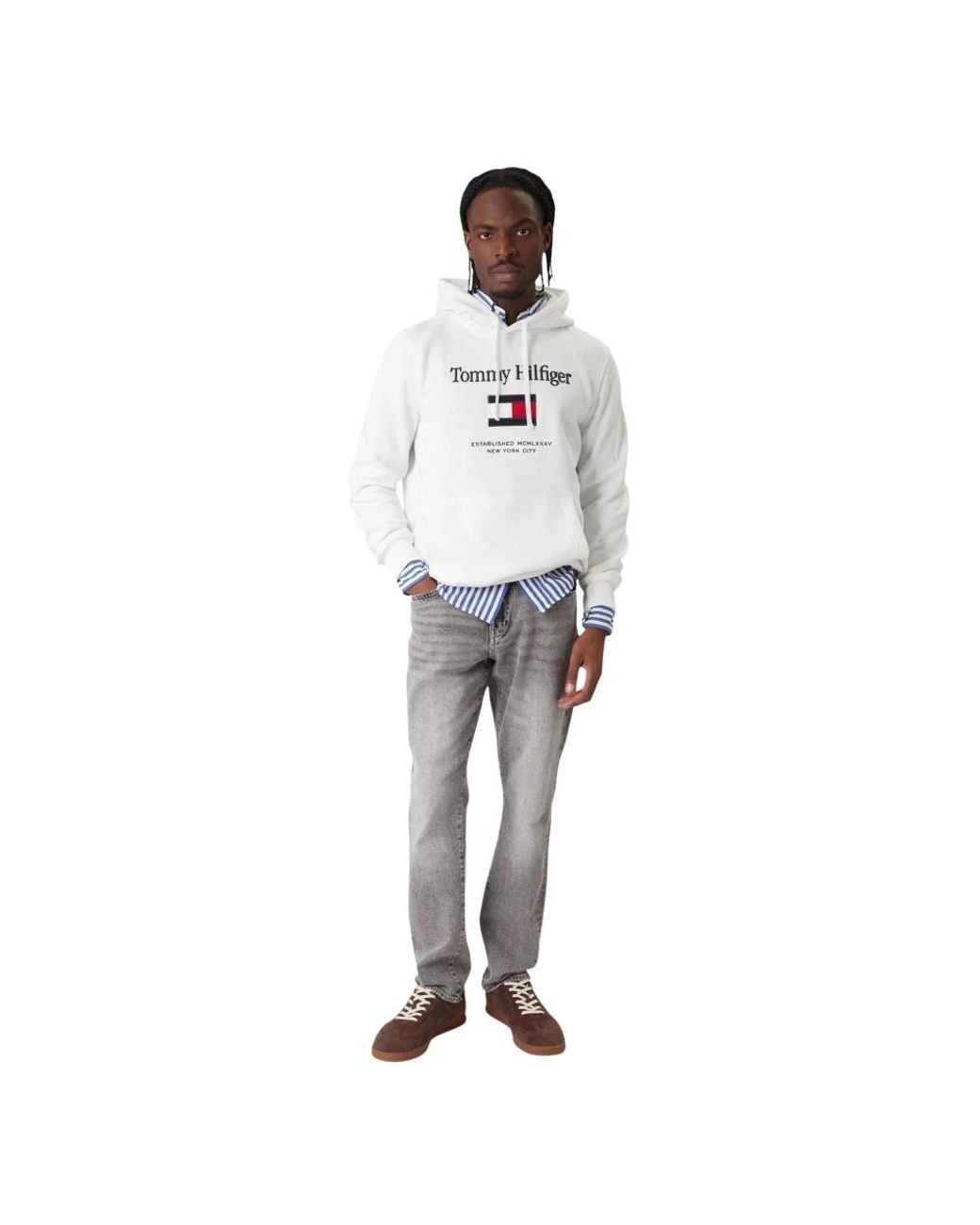 Tommy Hilfiger Gray Hoodies for men
