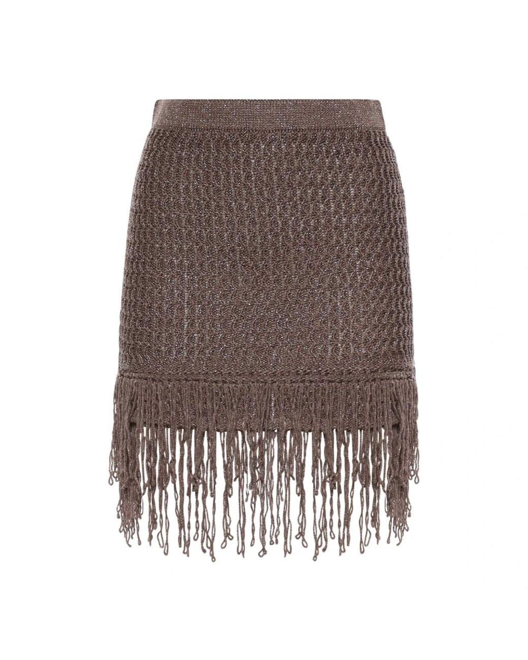 Pinko Brown Short Skirts