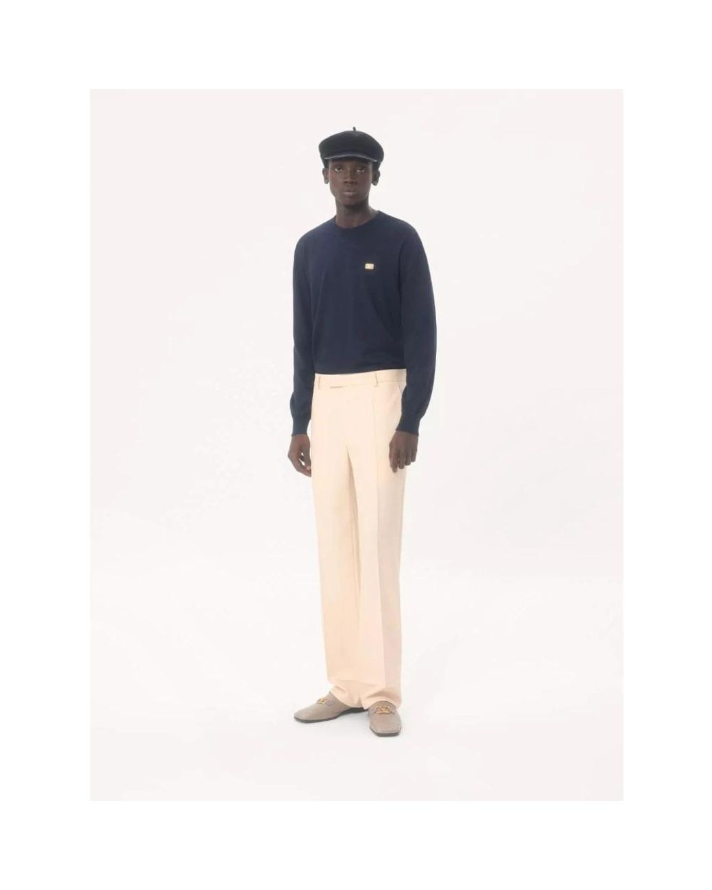 Valentino Garavani Blue Round-Neck Knitwear for men