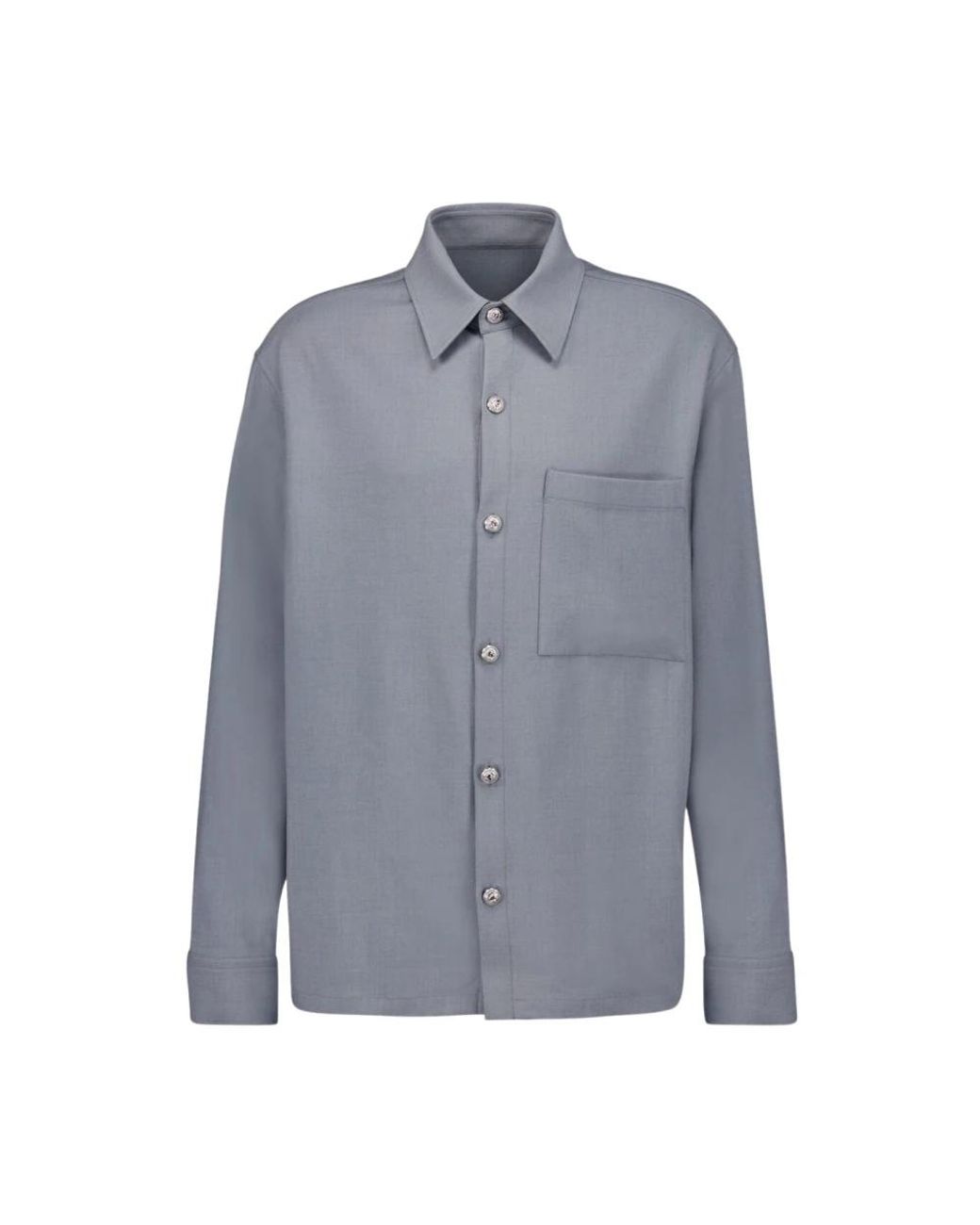 Balmain Blue Casual Shirts for men