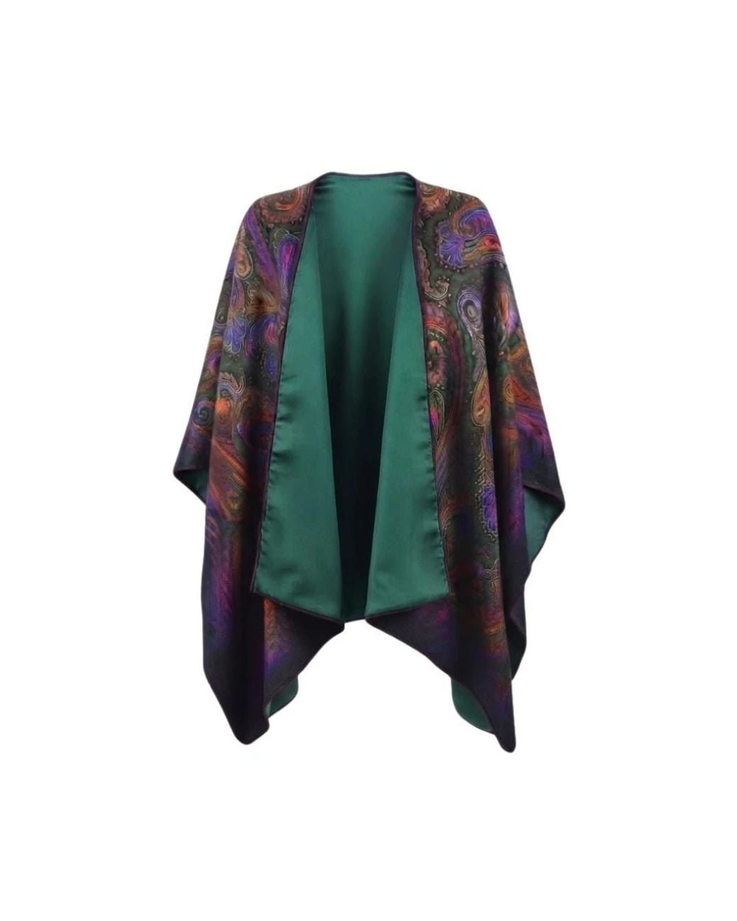 Etro Green Ponchos