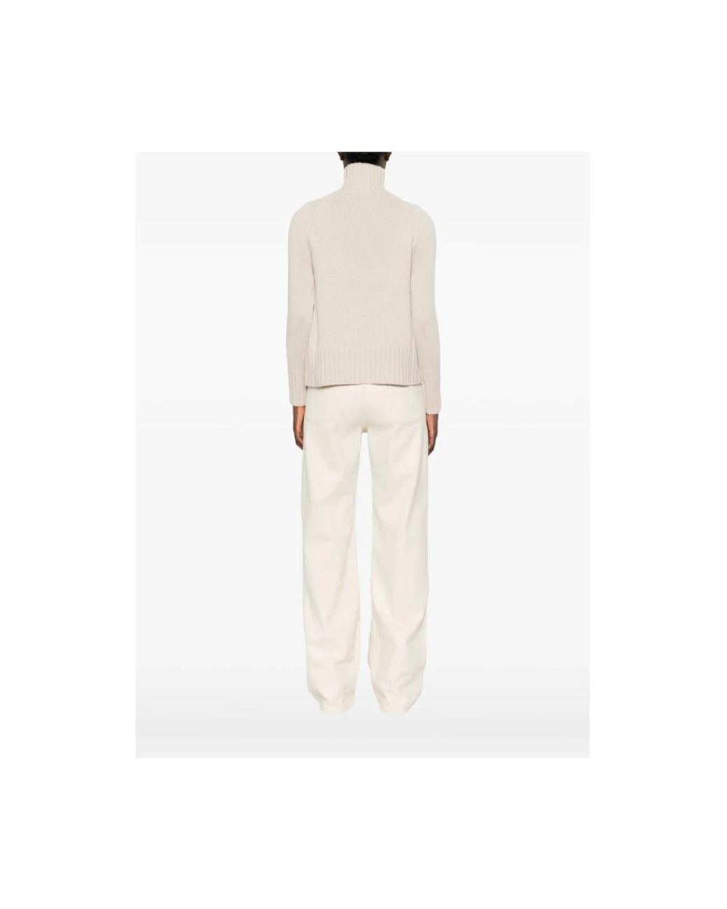 Max Mara Natural Turtlenecks