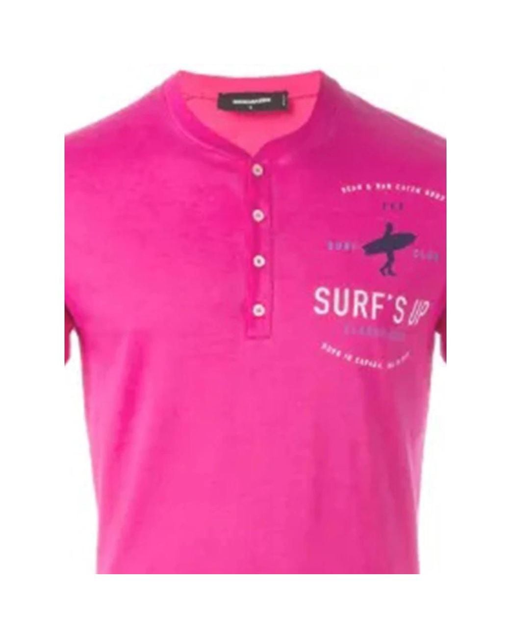 DSquared² Pink T-Shirts for men