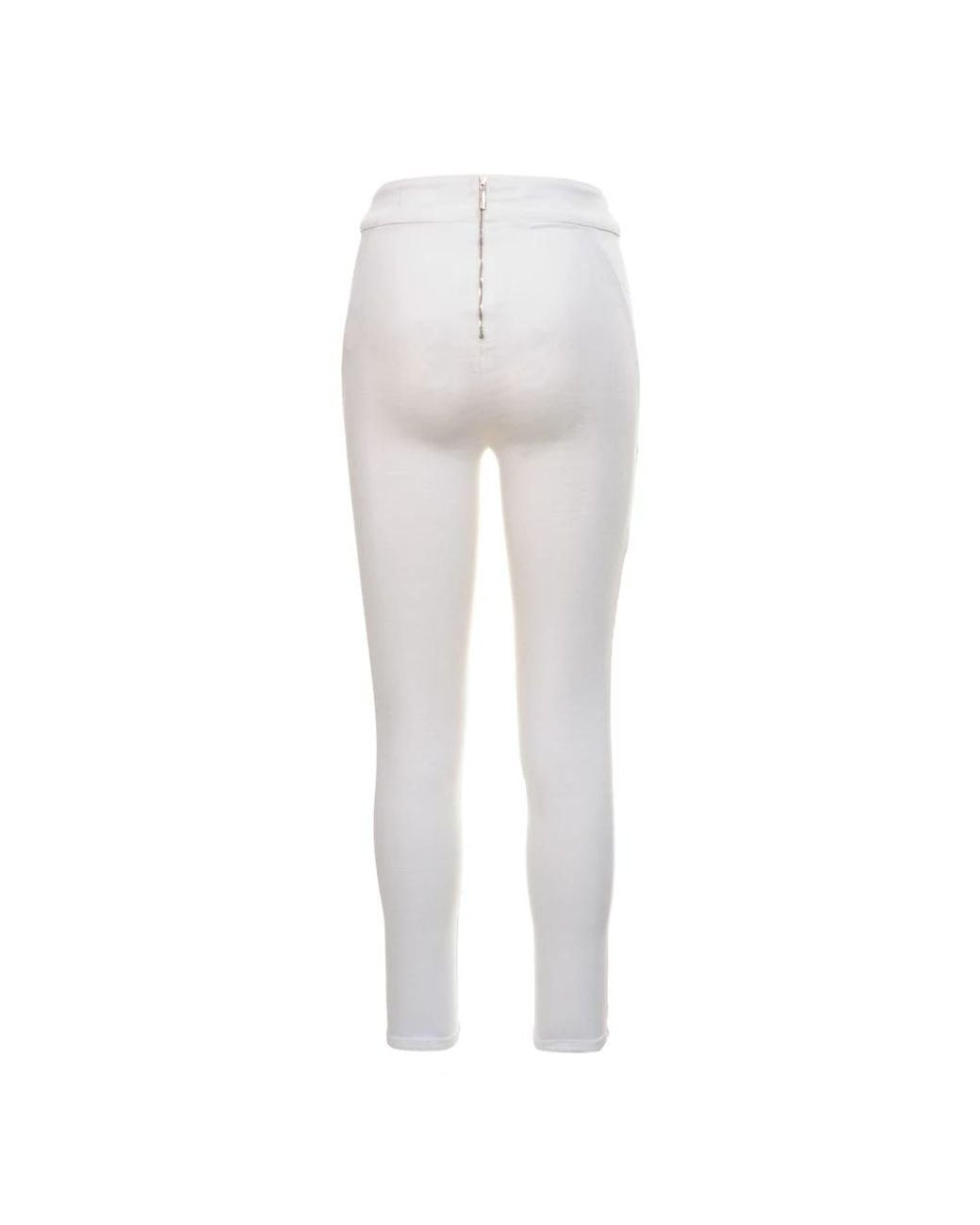Patrizia Pepe Gray Leggings