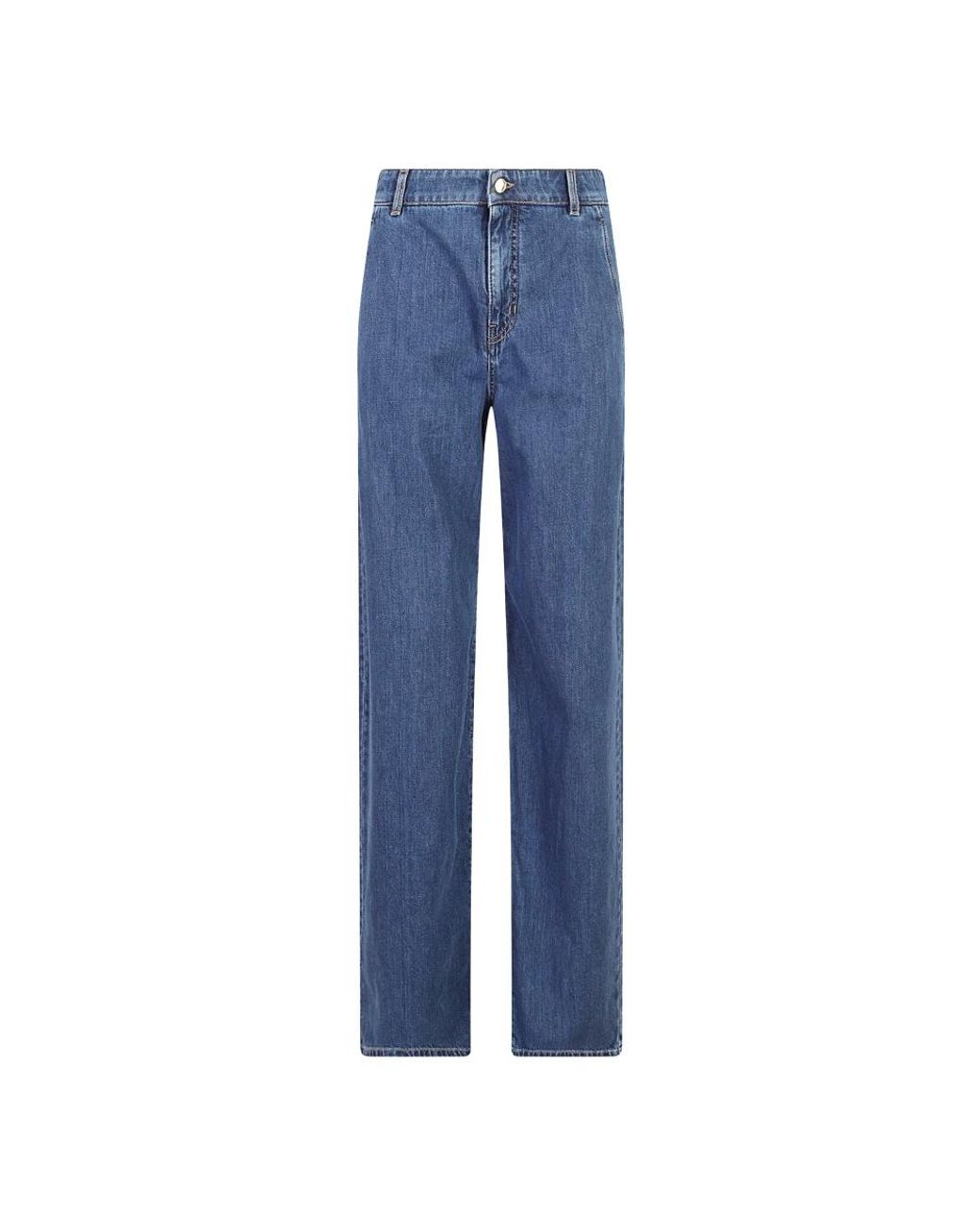 Max Mara Blue Straight Fit Jeans