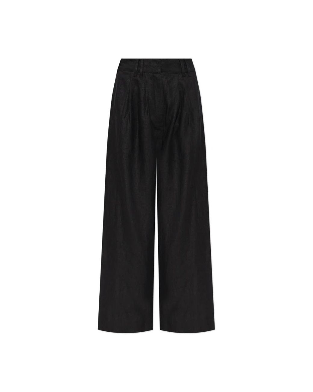 Posse Broeken ,Zwart ,Linnen Parker Trouser in het Black