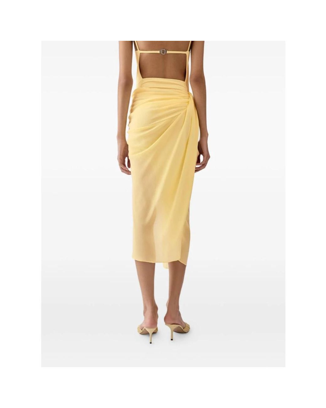 Midi Skirts Jacquemus de color Yellow