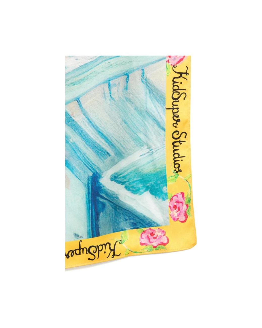 Kidsuper Blue Silk Scarves for men