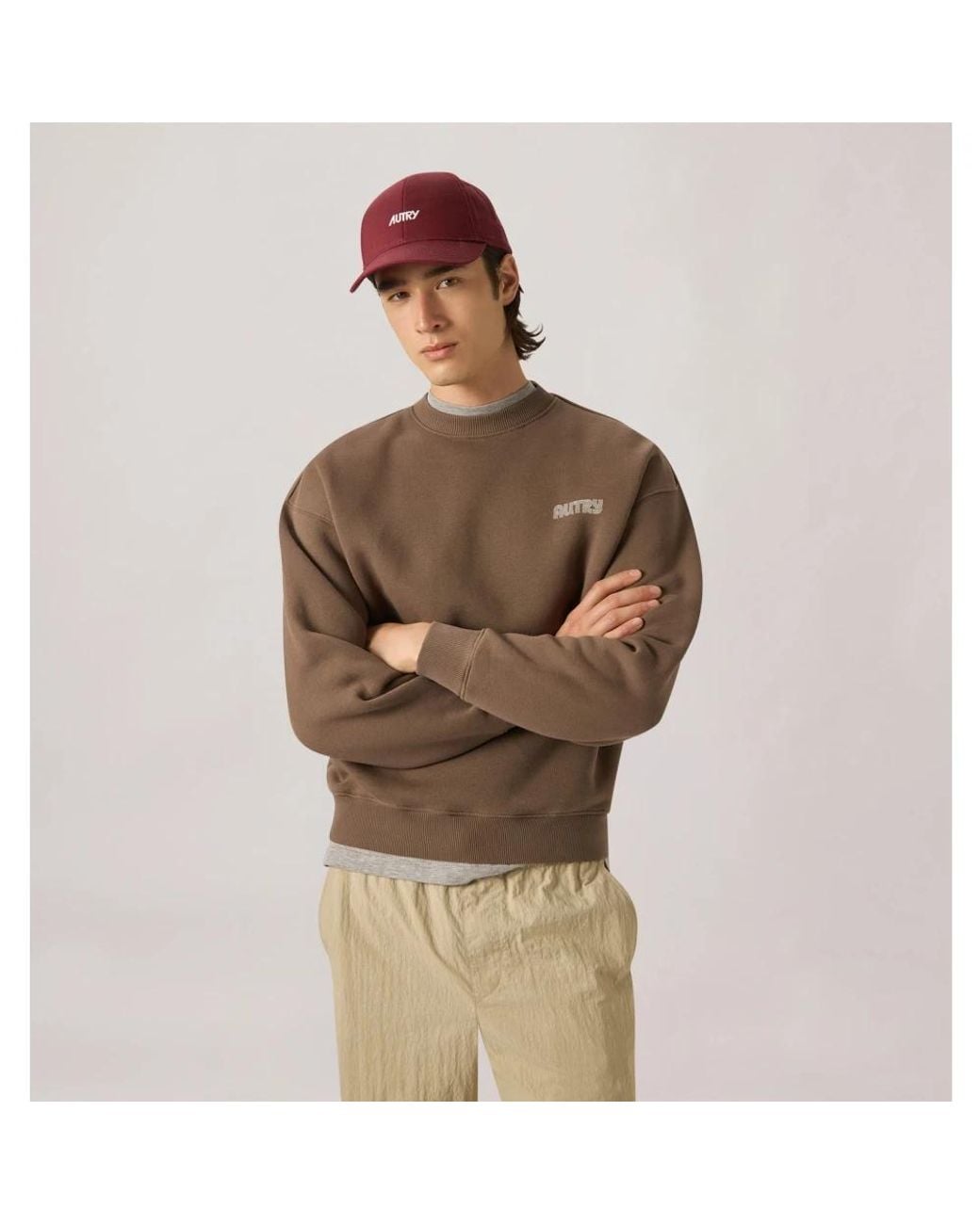 Sweatshirts Autry de hombre de color Brown