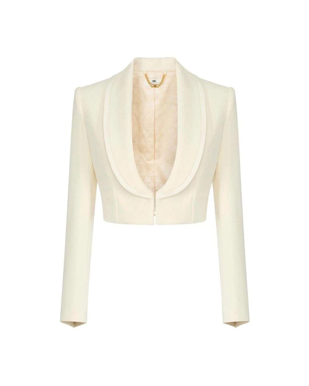 Elisabetta Franchi White Blazers