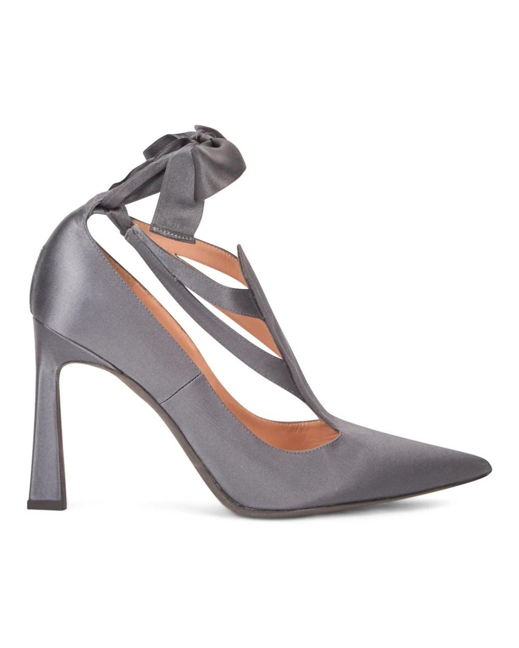 Alberta Ferretti Gray Pumps