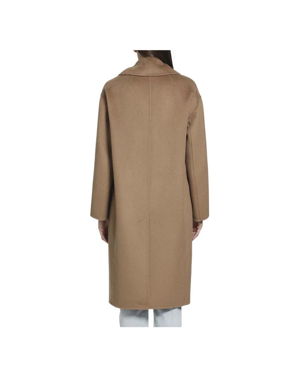 Max Mara Brown Double-Breasted Coats