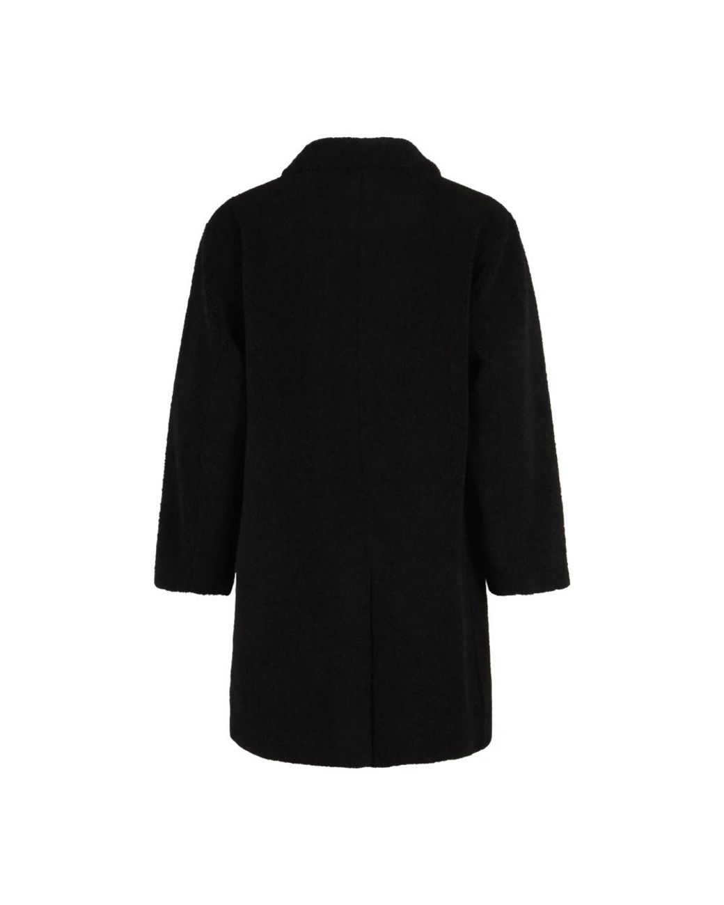 Single-Breasted Coats Herno de hombre de color Black