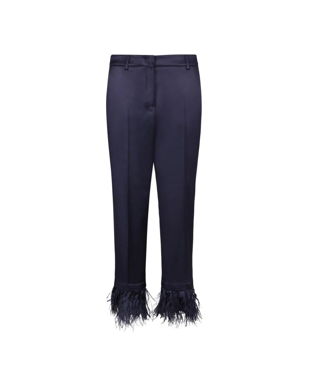 Incotex Blue Cropped Trousers