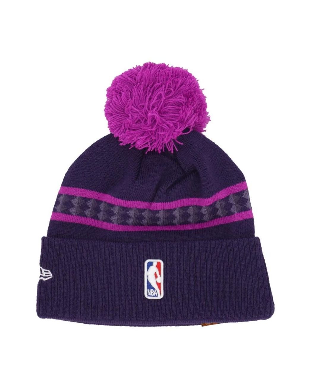 KTZ Purple Beanie Mit Bommel