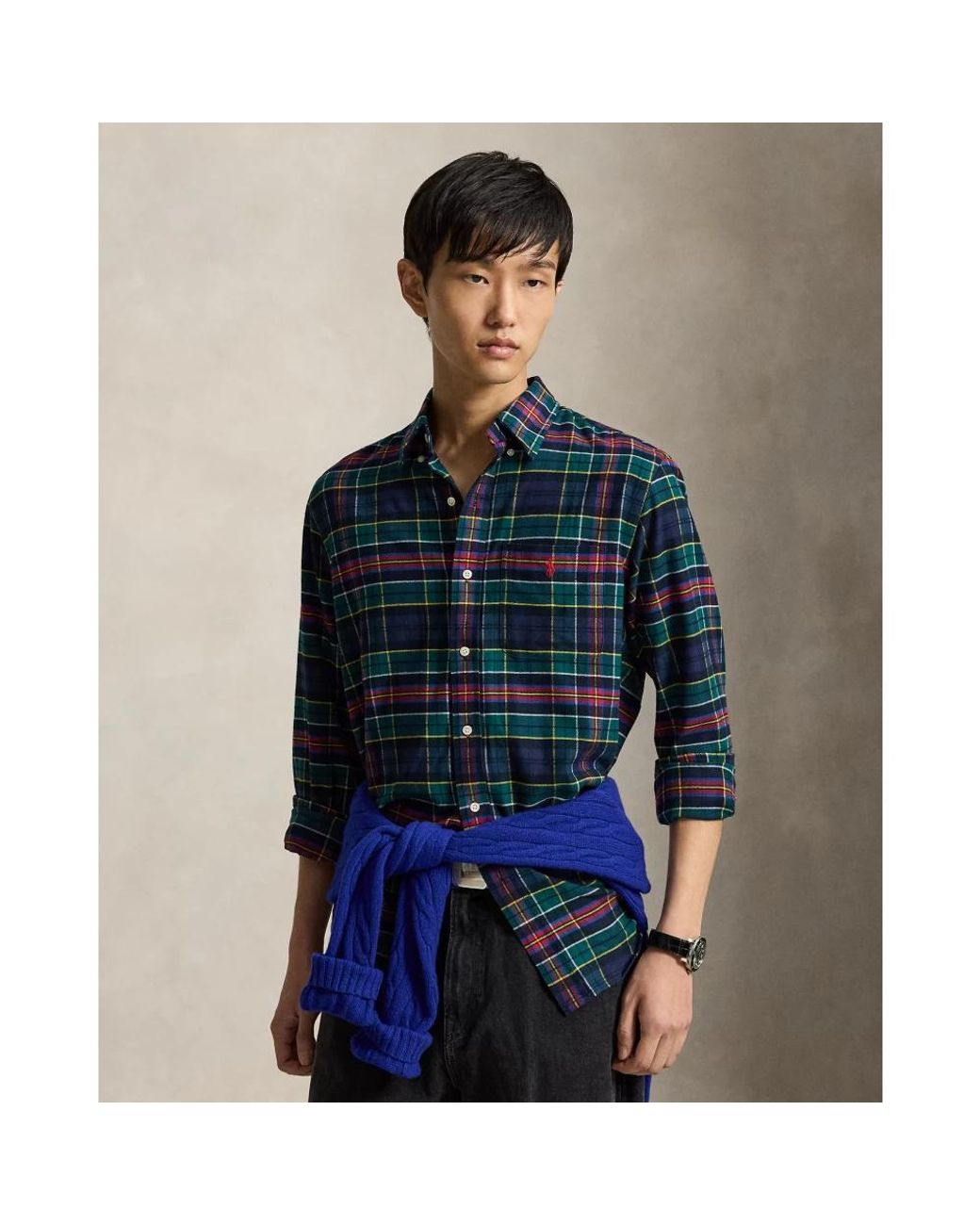 Polo Ralph Lauren Blue Casual Shirts for men