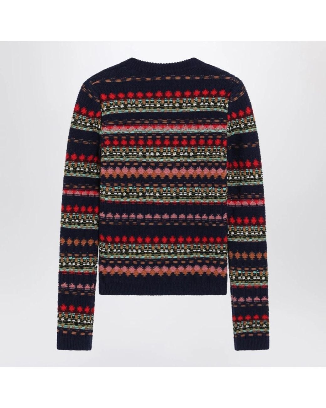 Dries Van Noten Black Round-Neck Knitwear