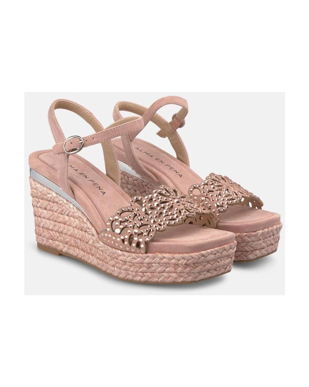 Alma En Pena. Pink Wedges