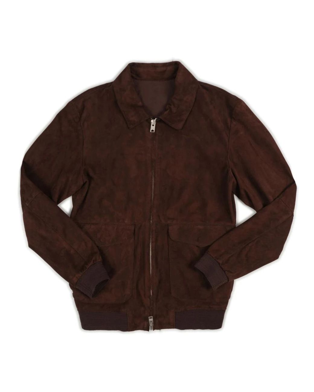 DFOUR® Jassen ,Bruin ,Polyester Polyester Bomber Parka Jas in het Brown voor heren