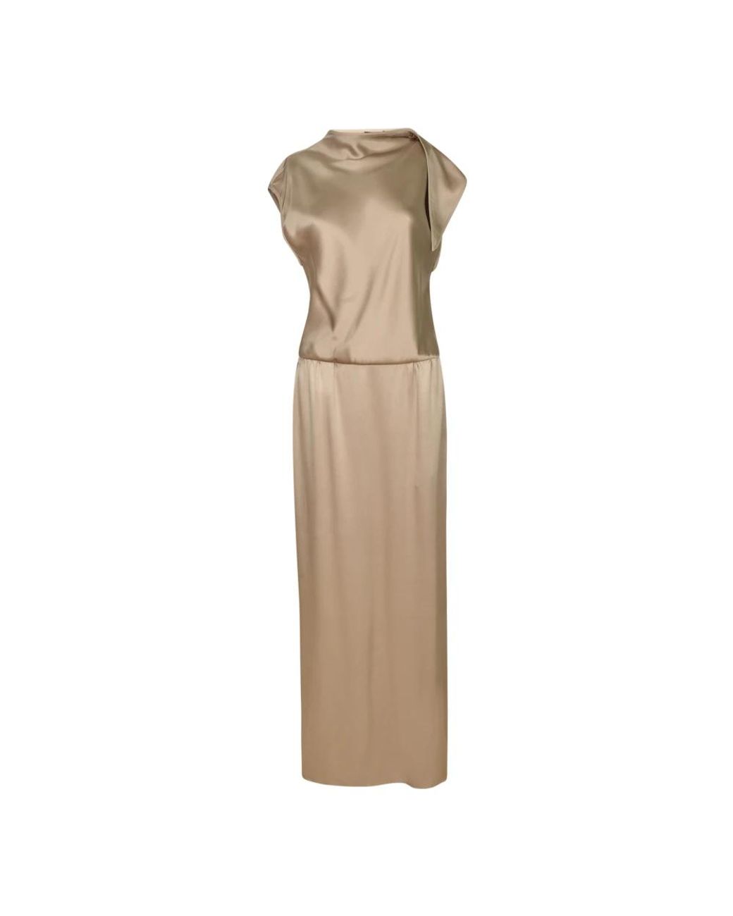 Giorgio Armani Maxi Jurk in het Natural
