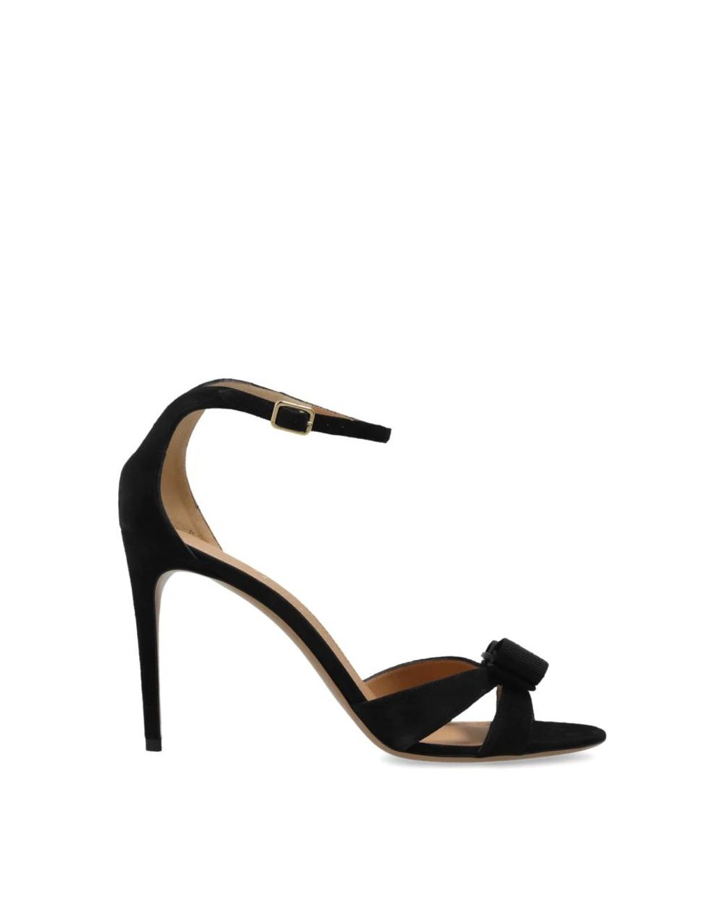 Ferragamo Black Roxy Heeled Sandal
