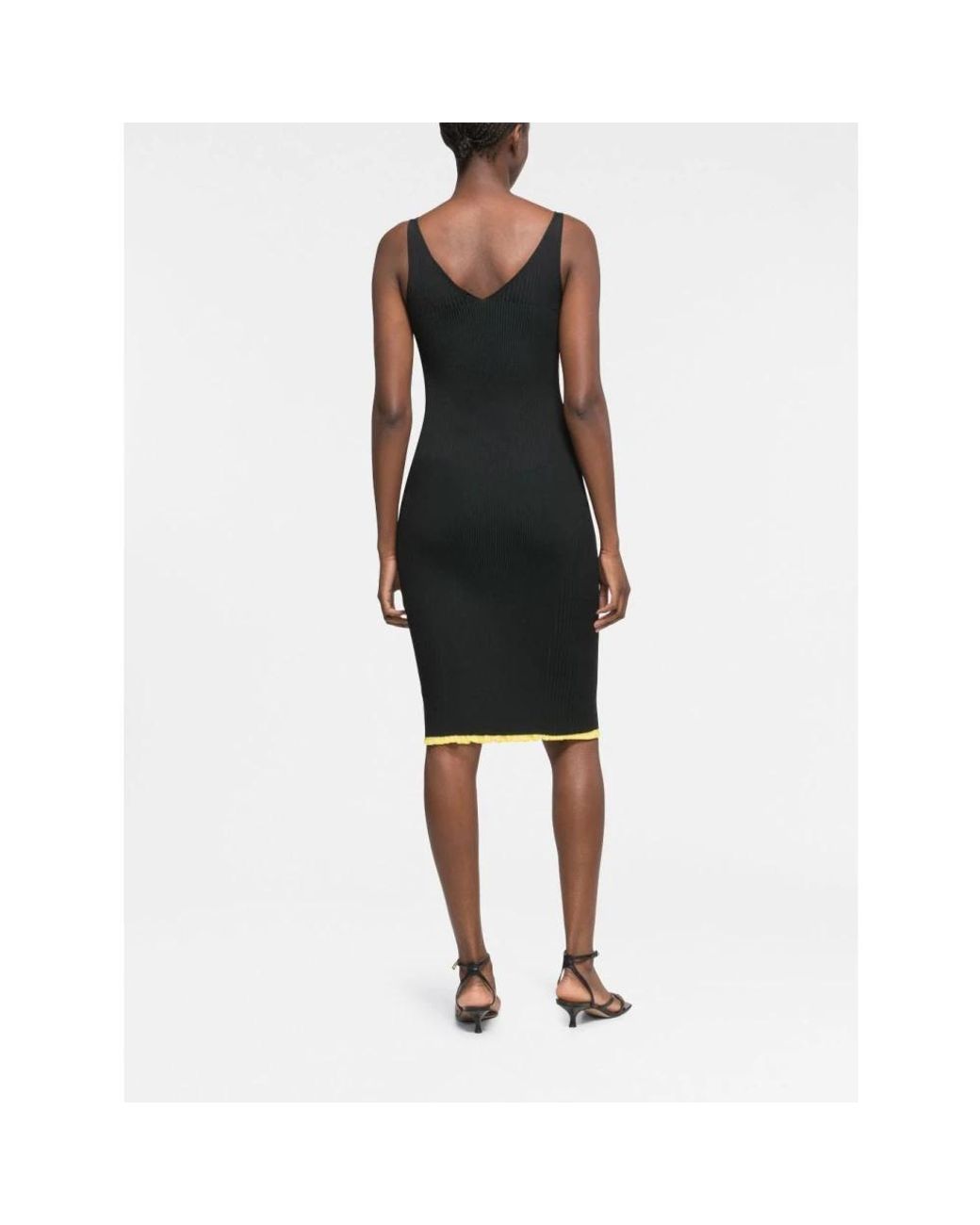 AZ FACTORY Black Knitted Dresses