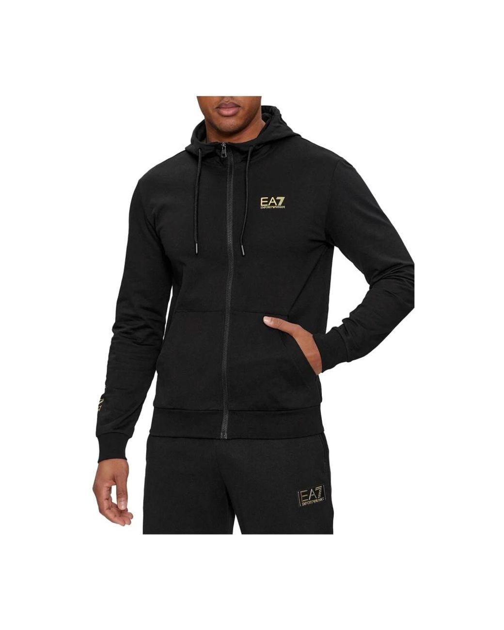Zip-Throughs EA7 de hombre de color Black