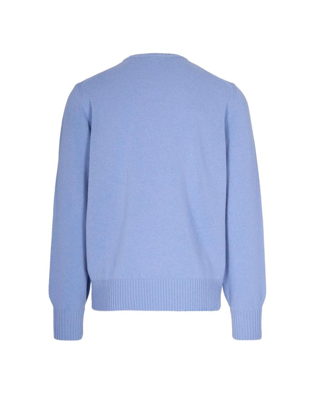 Lacoste Blue Round-Neck Knitwear for men