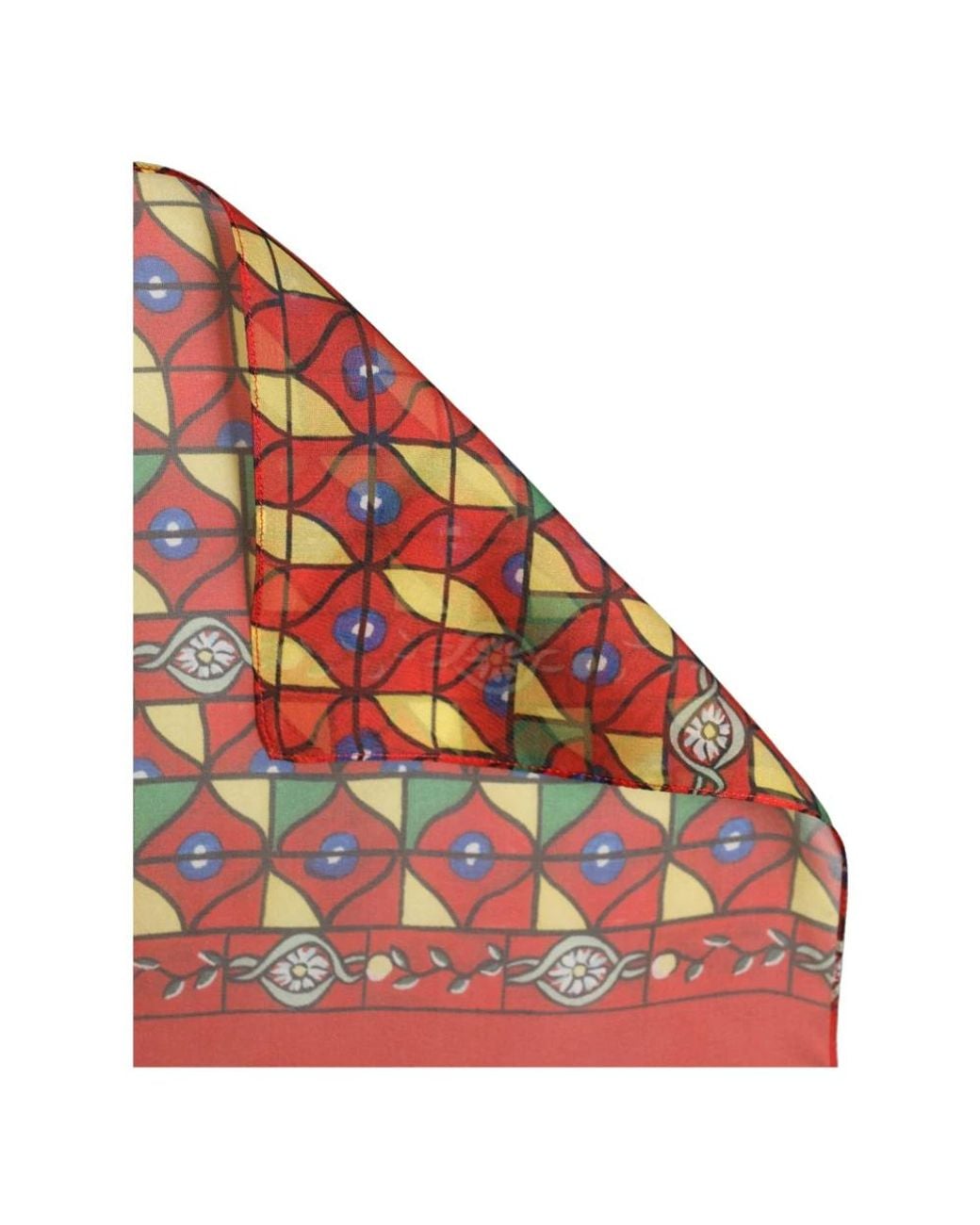 Dolce & Gabbana Red Silk Scarves
