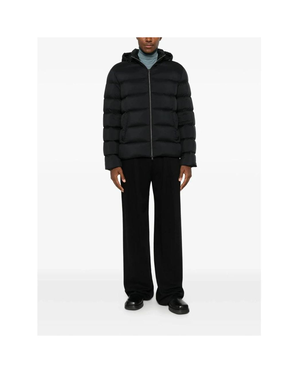 Down Jackets Herno pour homme en coloris Black
