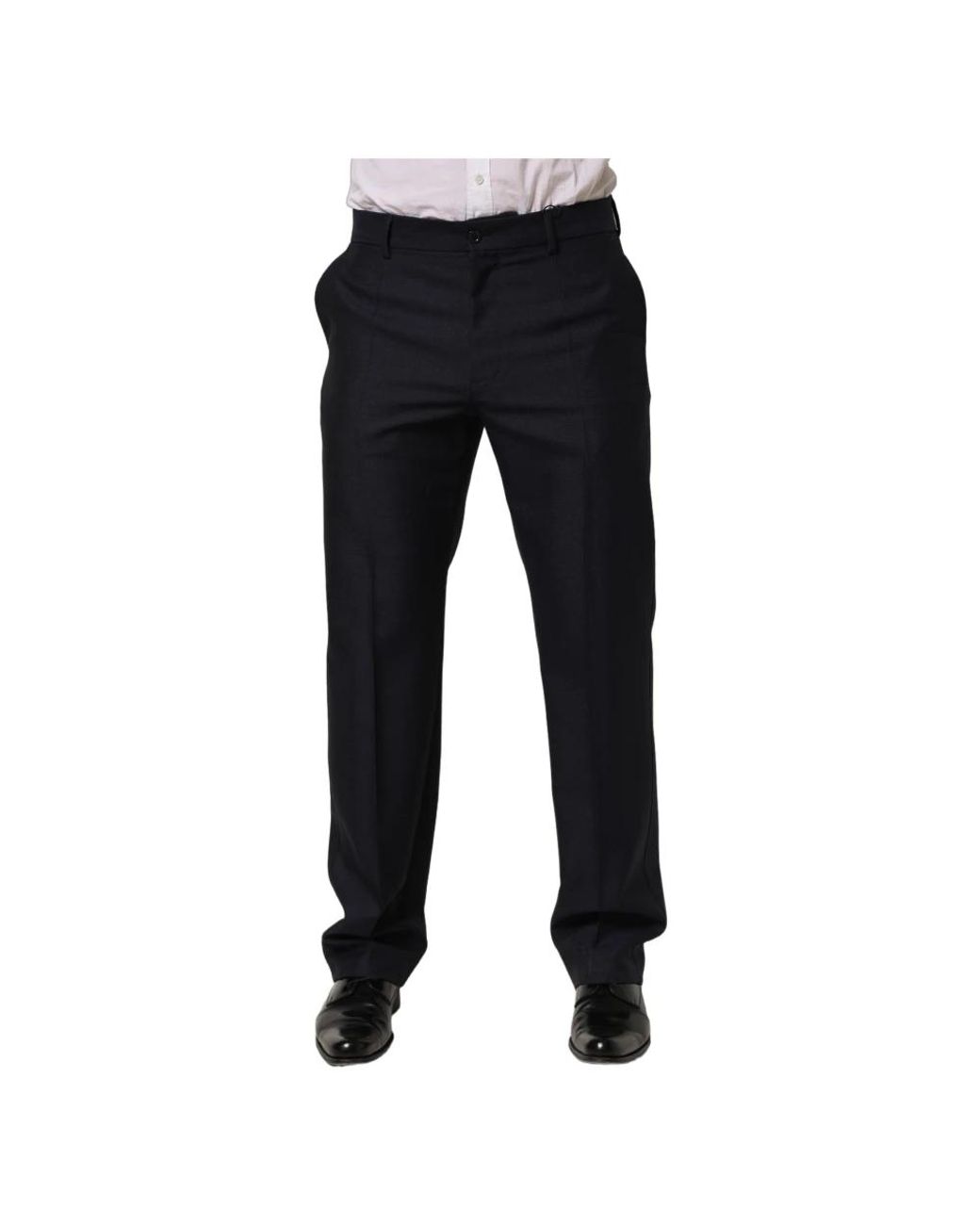 Dolce & Gabbana Black Suit Trousers for men