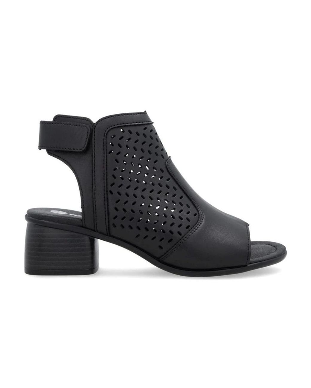 Remonte Black High Heel Sandals
