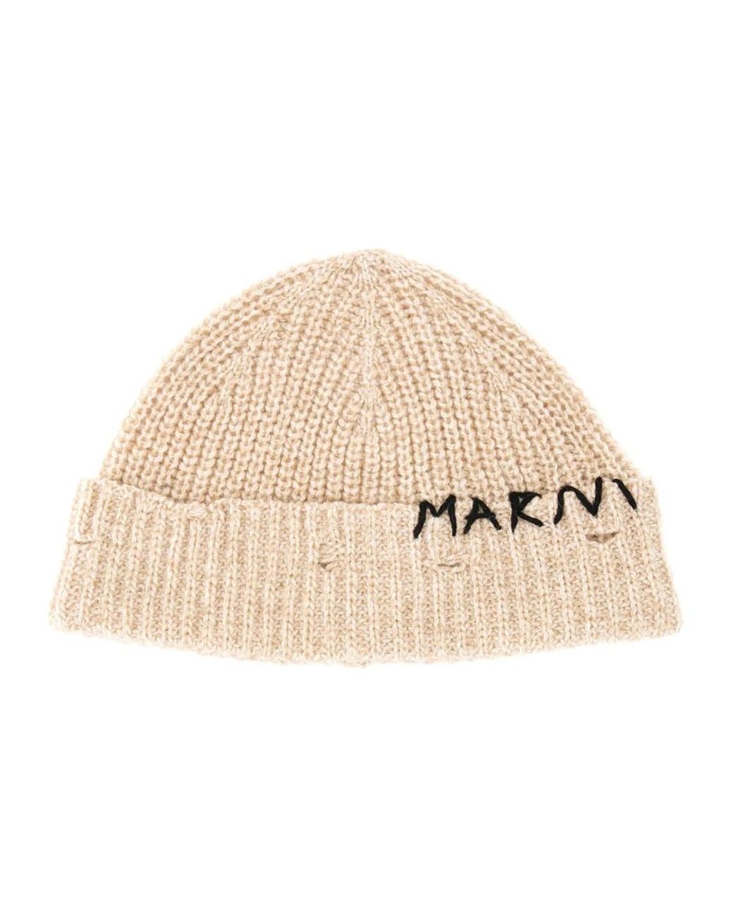 Beanies Marni de color Natural