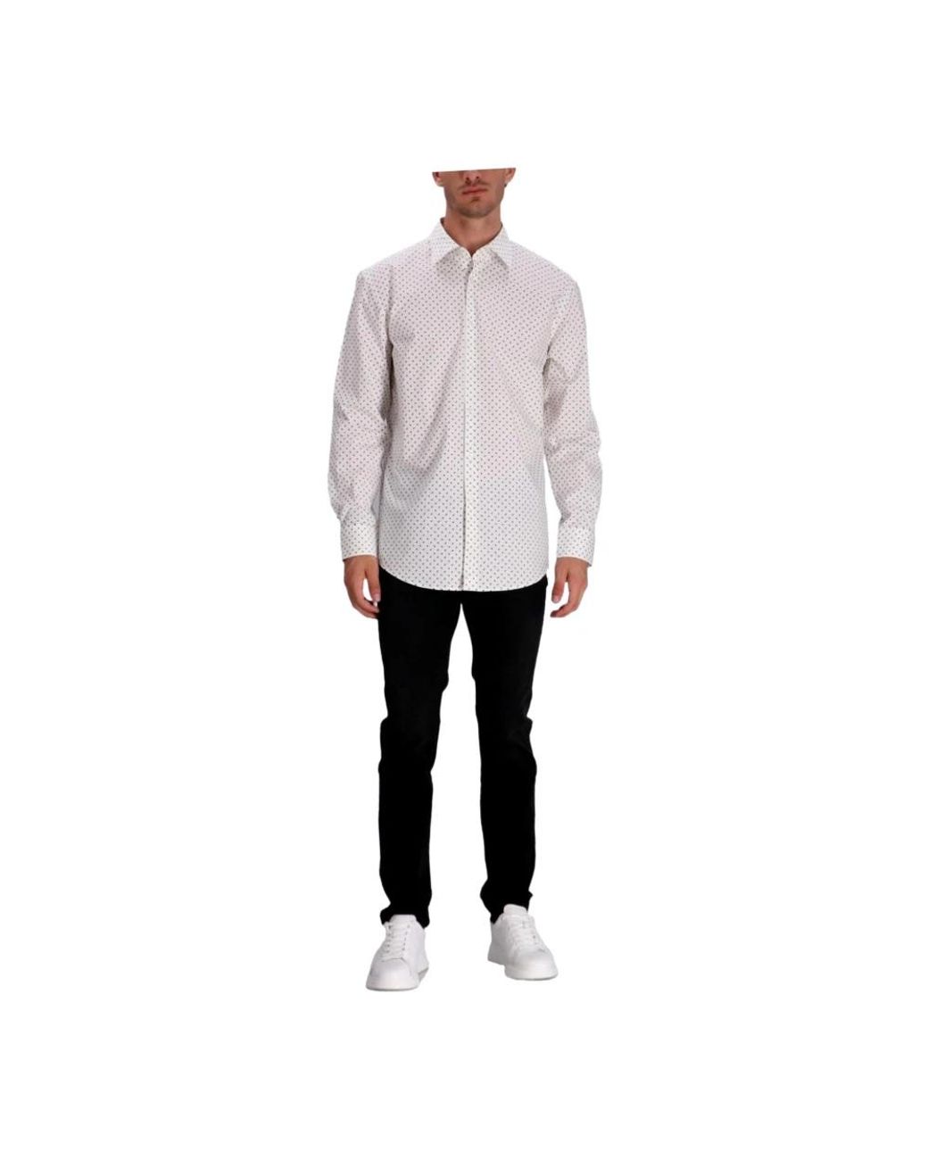 Boss White Casual Shirts for men