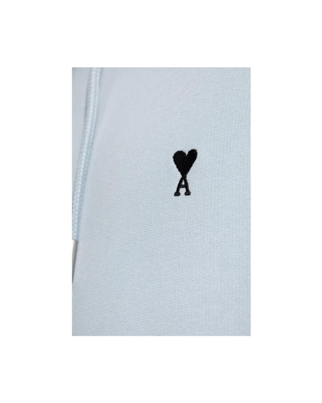AMI Blue Hoodies for men
