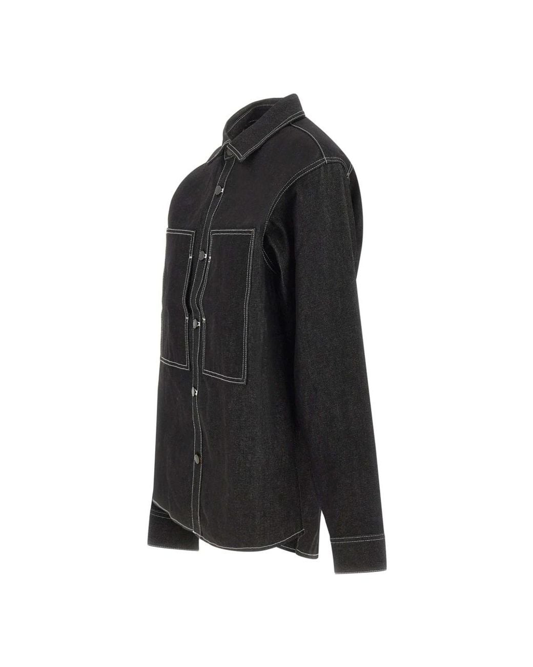 Entire studios Black Denim Shirts for men