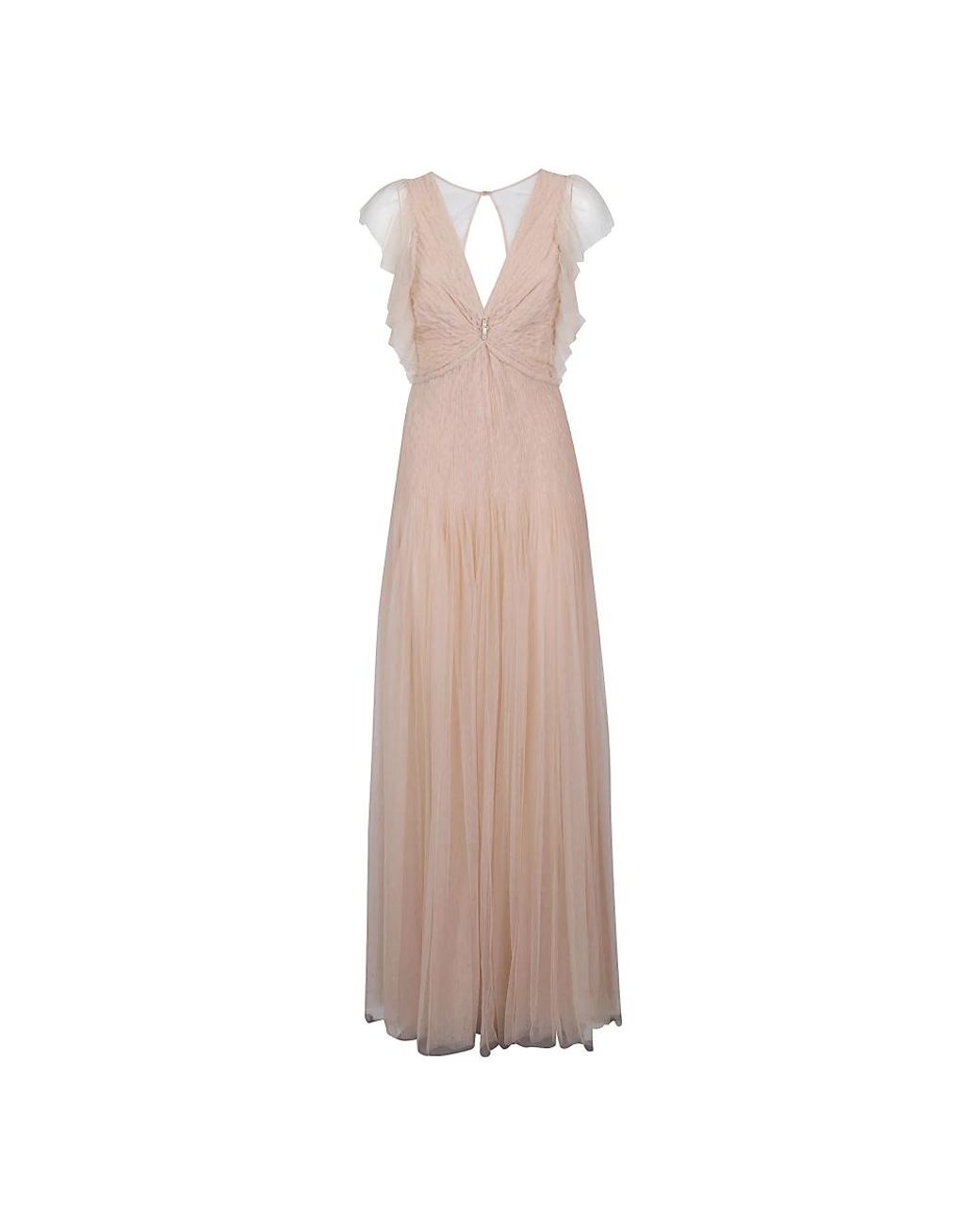 Elisabetta Franchi Brown Maxi Dresses