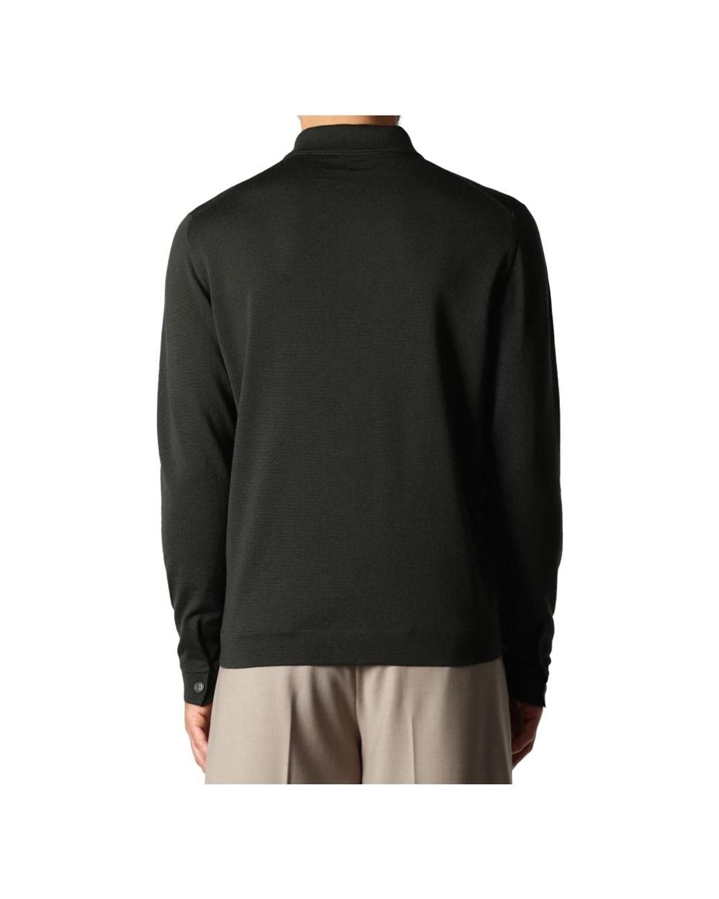 Roberto Collina Black Polo Shirts for men