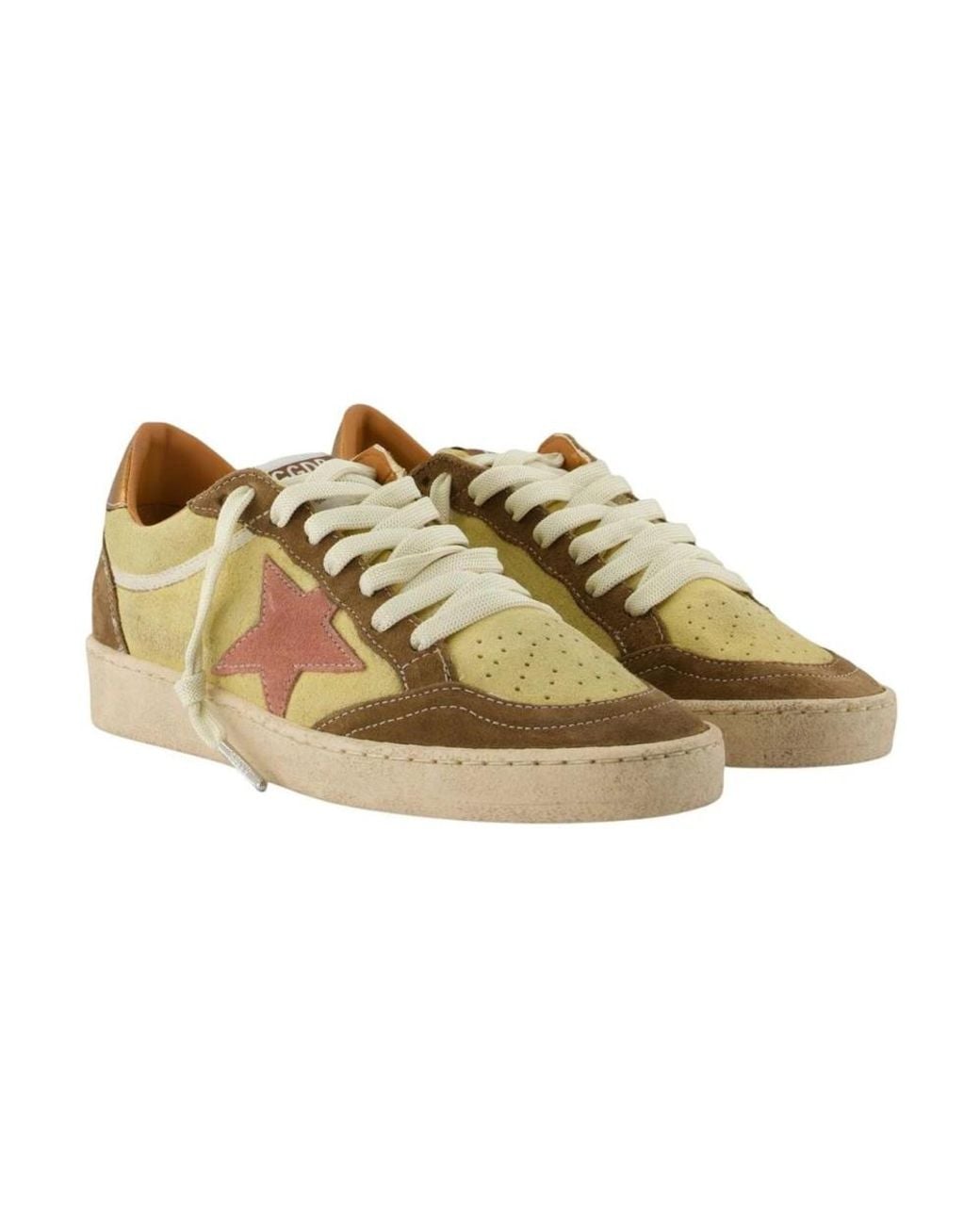 Golden Goose Deluxe Brand Yellow Sneakers