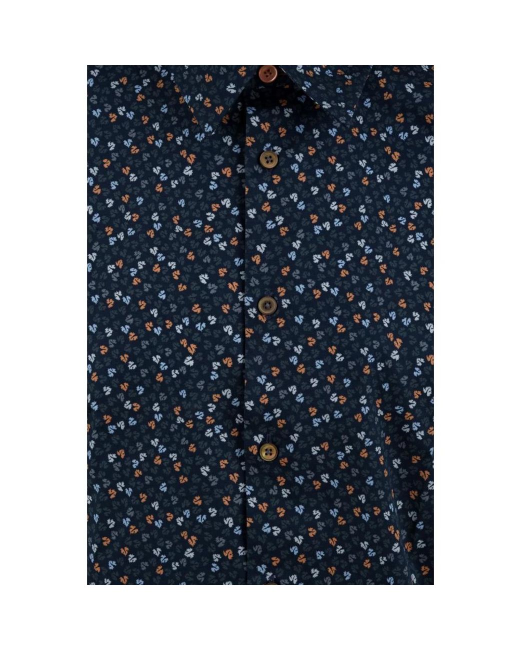 Paul Smith Blue Short Sleeve Shirts for men