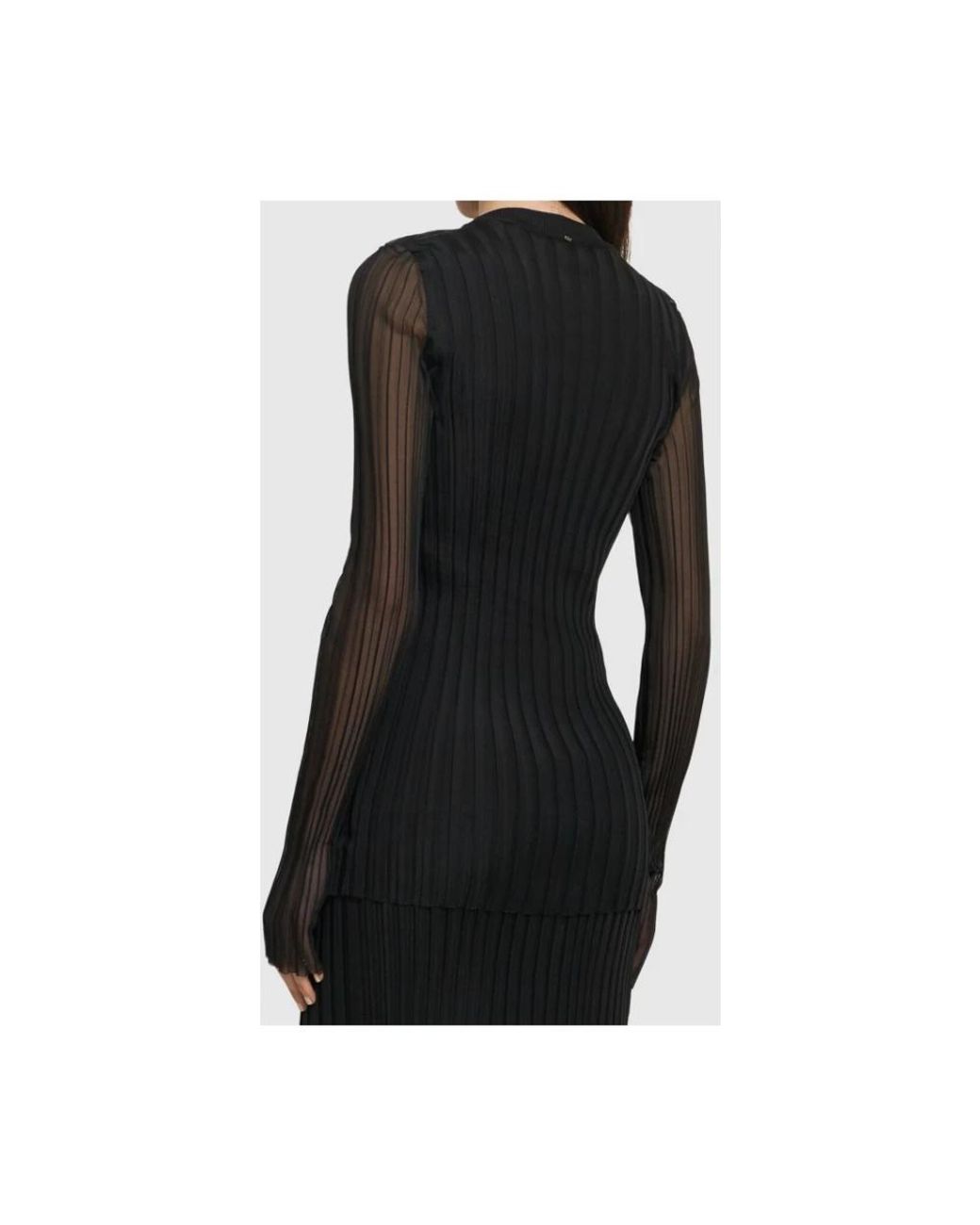 Sportmax Black Long Sleeve Tops