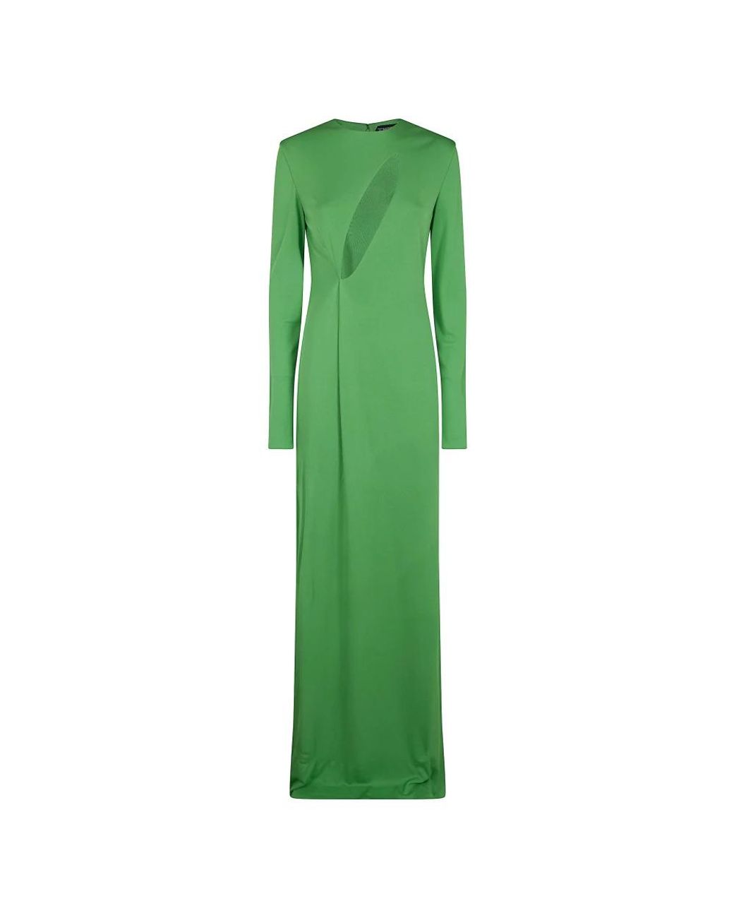 Tom Ford Kleedjes ,Groen ,Lange Mouw Slash Front Avondjurk in het Green