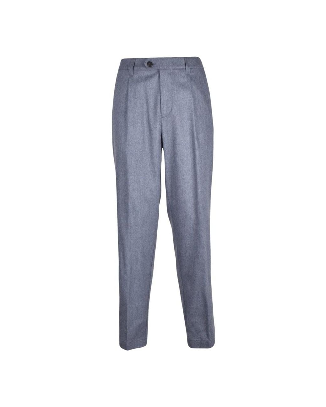 Eleventy Blue Suit Trousers for men