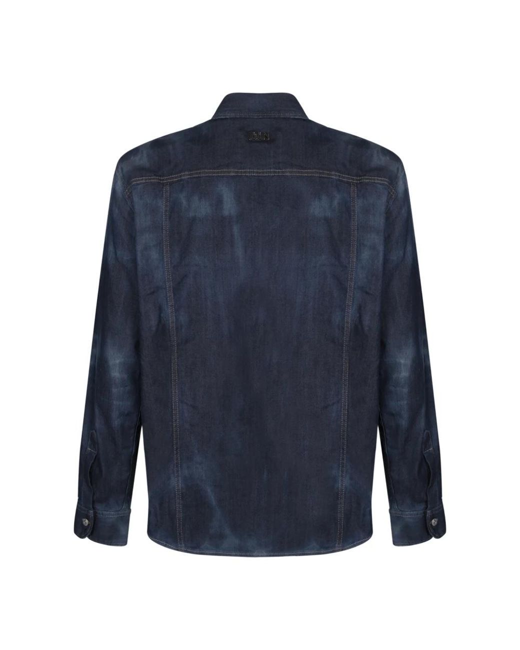 DSquared² Blue Denim Shirts for men