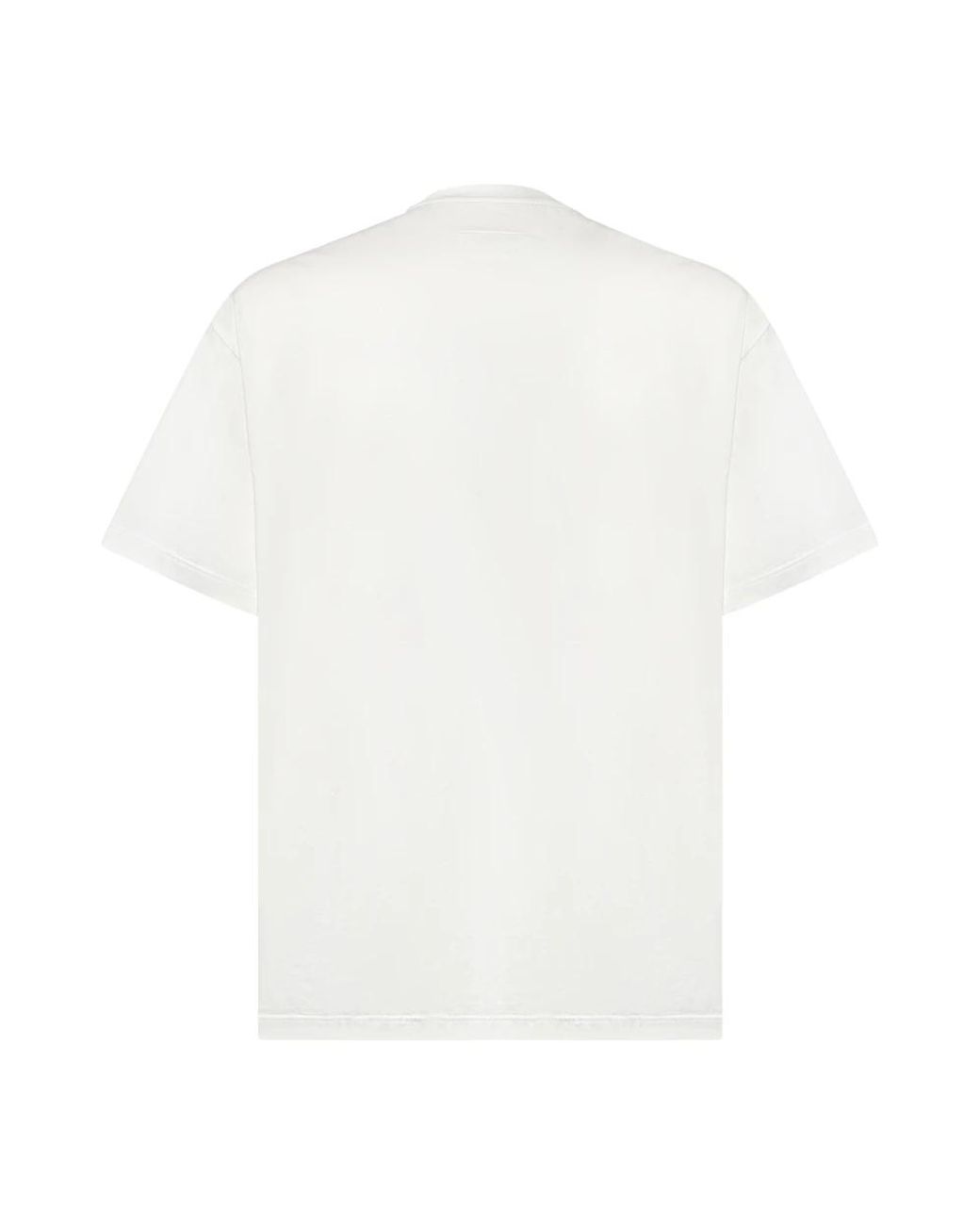MM6 by Maison Margiela White T-Shirts for men